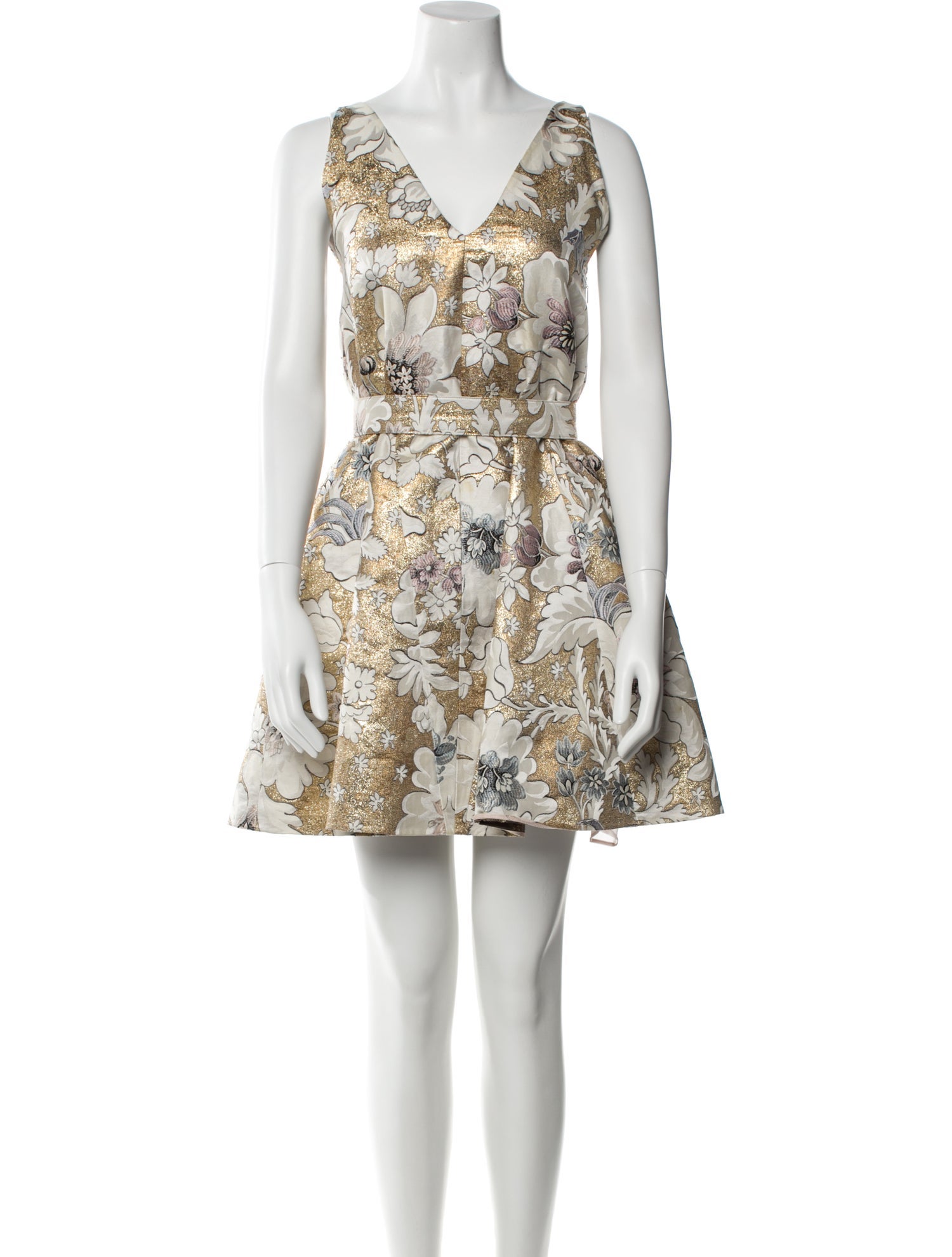 Fendi Floral Print Mini Dress
